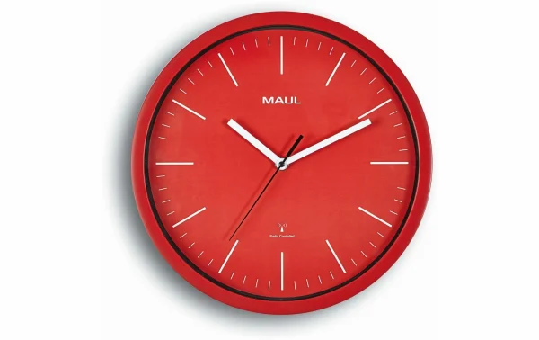 soldes officiel Horloge Murale MAULjump Ø 30.5 Cm Rouge – Horloge Murale 1