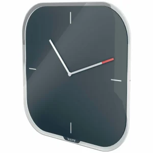 magasins pas chers Leitz Horloge Murale Cosy Gris – Horloge Murale 9