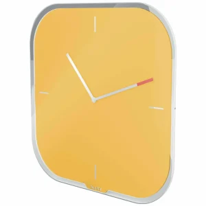 garantie de qualité Leitz Horloge Murale Cosy Jaune – Horloge Murale 9