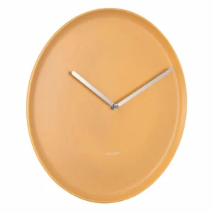 KARLSSON Horloge Murale Plate Ø 35 Cm, Jaune – Horloge Murale Livraison Standard/Rapide 7