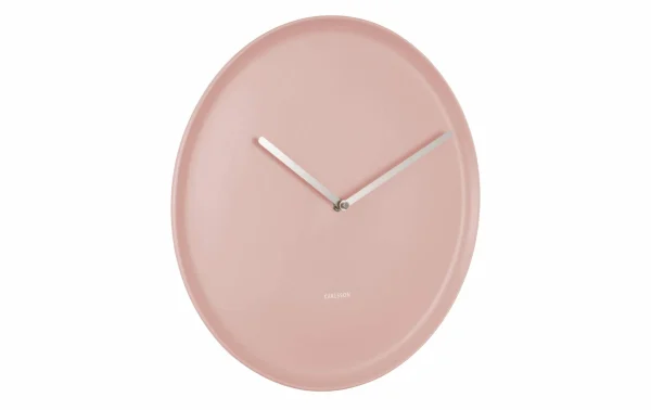 KARLSSON Horloge Murale Plate Ø 35 Cm, Rose Pâle – Horloge Murale luxe soldes 3