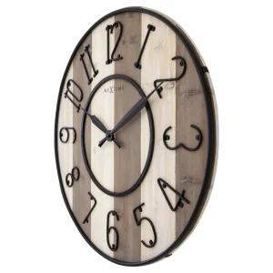 NeXtime Horloge Murale Oxford Bois / Métal, 50 Cm – Horloge Murale magasin en ligne 9