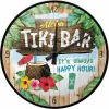 pas cher en vente Nostalgic Art Horloge Murale Tiki Bar Ø 31 Cm, Multicolore – Horloge Murale 7