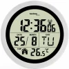 Technoline Horloge Radio-pilotée WT3005 Blanc – Horloge Murale qualité supérieure 11