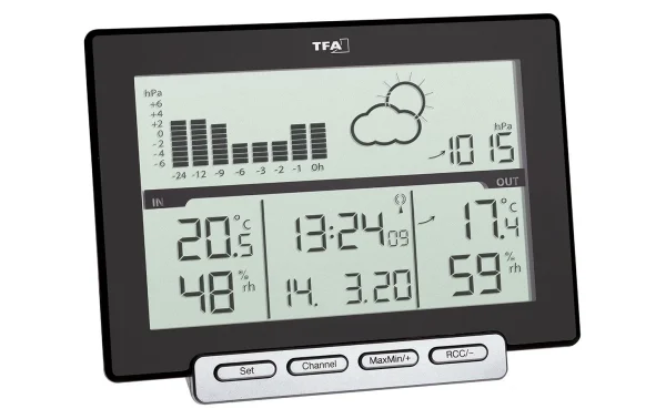 TFA Dostmann Station Météo Meteo Sens 35.1139.01 – Stations Météo Meilleur Prix 1