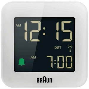 Couleurs variées Braun BC08-DCF White – Réveil, Radio – Réveils 7