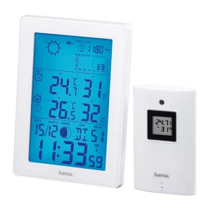 Hama EWS-3200 00186307 Blanc – Stations Météo excellents soldes 9