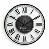 Trenddeko Horloge Murale La Vie Est Belle Ø 30 Cm, Blanc, Noir – Horloge Murale haute qualité 11