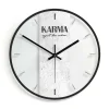 Trenddeko Horloge Murale Le Karma S’occupera De ça. Ø 30 Cm – Horloge Murale excellents soldes 13