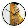 Trenddeko Horloge Murale Klimt, Portrait D’Adele Bloch-Bauer Ø 30 Cm – Horloge Murale meilleure qualité 10