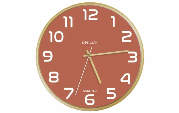 UNiLUX Horloge Murale Baltic Ø 30,5 Cm, Rose Sombre – Horloge Murale Dernières Nouveautés 1