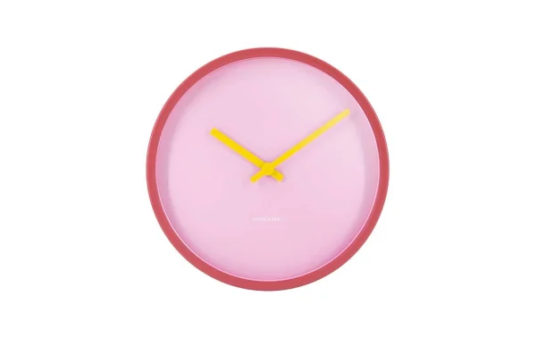 boutique en ligne Remember Horloge Murale Rose Ø 30 Cm, Rose – Horloge Murale 1