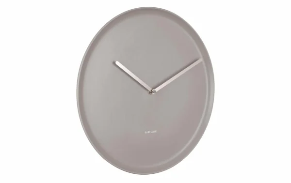 KARLSSON Horloge Murale Plate Ø 35 Cm, Gris – Horloge Murale boutique 3