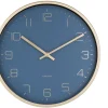 KARLSSON Horloge Murale Gold Elegance Ø 30 Cm, Bleu/Doré – Horloge Murale commentaire favorable 13