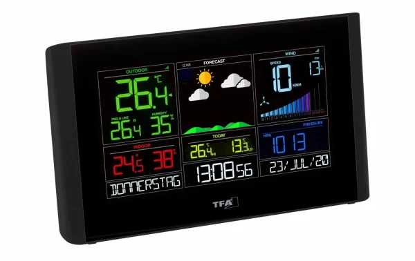 Neuve avec étiquette TFA Dostmann Station Météo View Breeze 35.8001 – Stations Météo 1