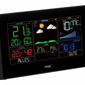 Neuve avec étiquette TFA Dostmann Station Météo View Breeze 35.8001 – Stations Météo 9