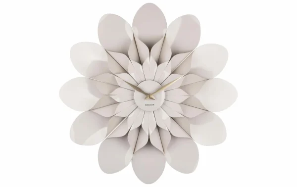 Dernières Nouveautés KARLSSON Horloge Murale Flower Ø 60 Cm, Gris – Horloge Murale 1