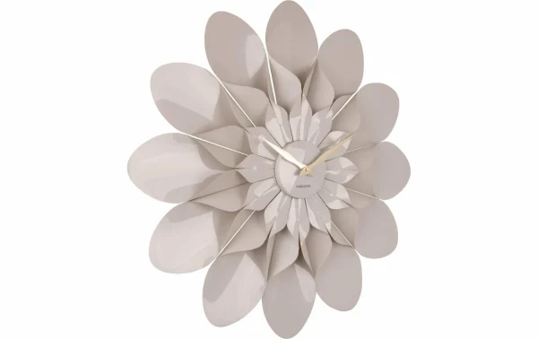 Dernières Nouveautés KARLSSON Horloge Murale Flower Ø 60 Cm, Gris – Horloge Murale 4