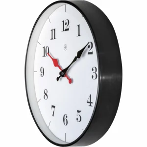 meilleur service NeXtime Horloge Murale Bernard Ø 25 Cm Blanc – Horloge Murale 7