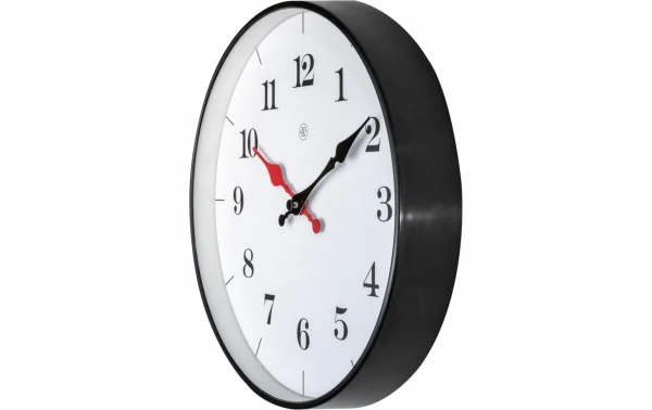 meilleur service NeXtime Horloge Murale Bernard Ø 25 Cm Blanc – Horloge Murale 3