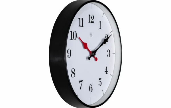 meilleur service NeXtime Horloge Murale Bernard Ø 25 Cm Blanc – Horloge Murale 4