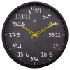 NeXtime Horloge Murale Maths Ø 30 Cm, Noir – Horloge Murale vente pas cher 8