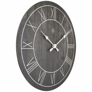 luxe soldes NeXtime Horloge Murale Paul Ø 40 Cm Noir – Horloge Murale 7