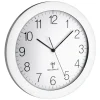 TFA Dostmann Horloge Murale Radio 30,2 Cm, Argenté/Blanc – Horloge Murale en france 11