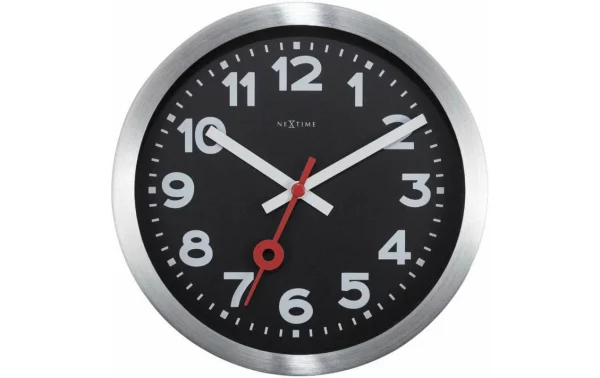 NeXtime Horloge Murale Station Ø 19 Cm Noir – Horloge Murale Protections acheteurs 1