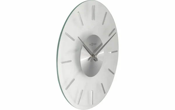 en ligne officielle NeXtime Horloge Murale Stripe 2631 Ø 26 Cm Transparent – Horloge Murale 4