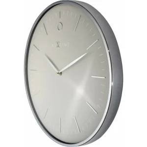 NeXtime Horloge Murale Glamour Ø 40 Cm Argent – Horloge Murale site officiel 9