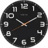 NeXtime Horloge Murale Classy Round Ø 30 Cm Noir – Horloge Murale en ligne 11