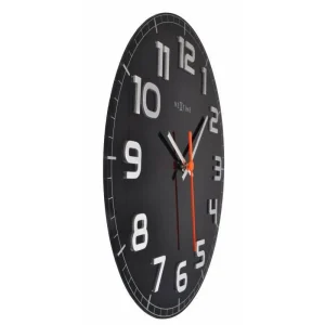 NeXtime Horloge Murale Classy Round Ø 30 Cm Noir – Horloge Murale en ligne 9