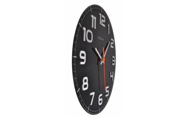 NeXtime Horloge Murale Classy Round Ø 30 Cm Noir – Horloge Murale en ligne 4