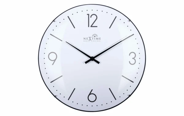 NeXtime Horloge Murale Radio Atomic Ø 35 Cm, Blanc – Horloge Murale luxe soldes 1