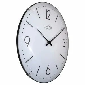 NeXtime Horloge Murale Radio Atomic Ø 35 Cm, Blanc – Horloge Murale luxe soldes 9