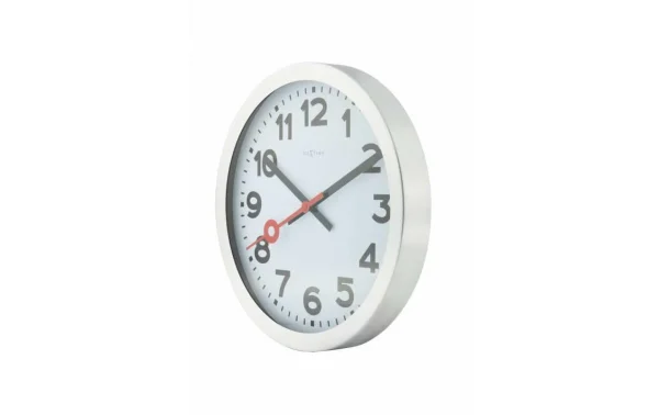 NeXtime Horloge Murale Station Ø 35 Cm Blanc – Horloge Murale boutique pas cher 3