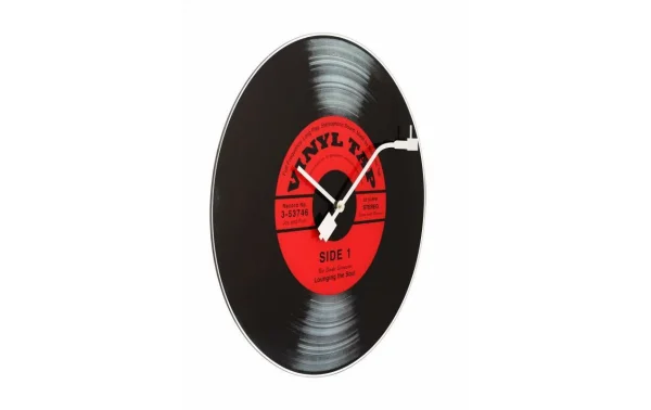 NeXtime Horloge Murale Robinet En Vinyle Ø 43 Cm Noir/Rouge – Horloge Murale guranteed de qualité 4