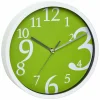 luxe soldes TFA Dostmann Horloge Murale Analogique Ø 20 Cm, Vert/Blanc – Horloge Murale 7