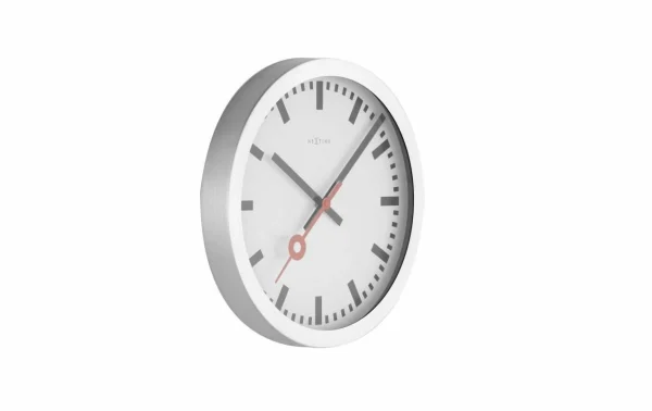 NeXtime Horloge Murale Station Ø 35 Cm Blanc – Horloge Murale grande popularité 4