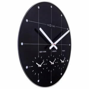 NeXtime Horloge Murale Big City Ø 43 Cm, Noir – Horloge Murale comparez les prix 9