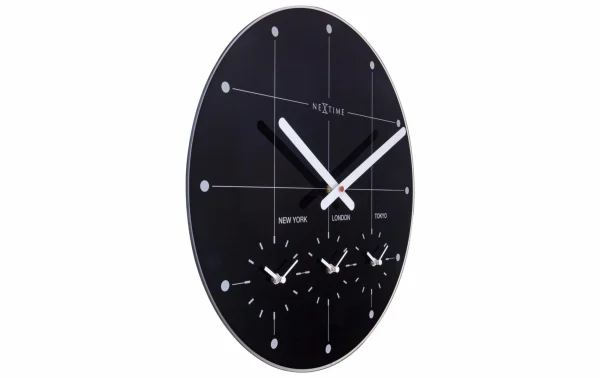 NeXtime Horloge Murale Big City Ø 43 Cm, Noir – Horloge Murale comparez les prix 4