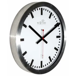 NeXtime Horloge Murale Station RCC Ø 35 Cm Blanc – Horloge Murale grande qualité 7