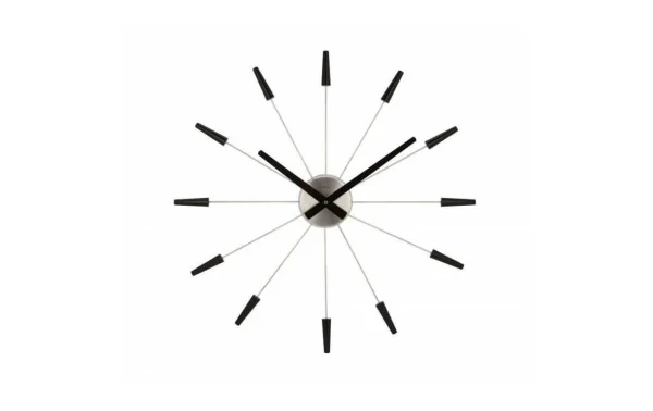 NeXtime Horloge Murale Fiche Inn Ø 58 Cm Noir – Horloge Murale jusqu'à 1