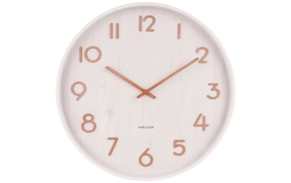 KARLSSON Horloge Murale Pure Ø 40 Cm, Blanc – Horloge Murale fashioniable 1