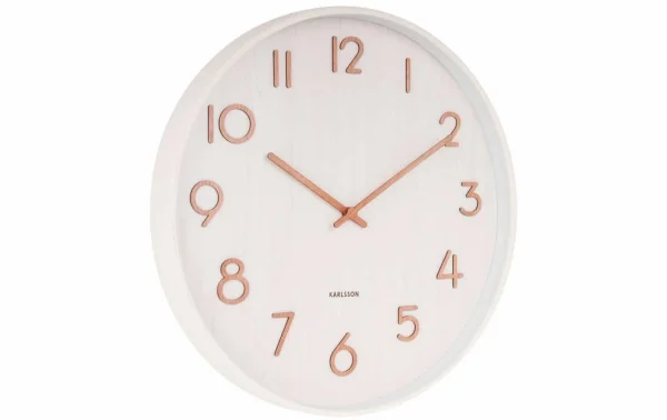 KARLSSON Horloge Murale Pure Ø 40 Cm, Blanc – Horloge Murale fashioniable 3