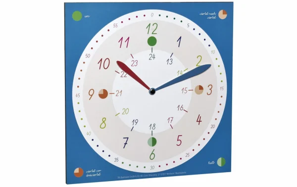 TFA Dostmann Montre D’apprentissage Pour Enfants Tick & Tack 30 X 30 Cm, Multicolore – Horloge Murale online boutique 1