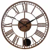 à prix d'occasion NeXtime Horloge Murale London Brun Rouille, 50 Cm – Horloge Murale 11