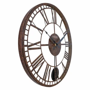 à prix d'occasion NeXtime Horloge Murale London Brun Rouille, 50 Cm – Horloge Murale 7