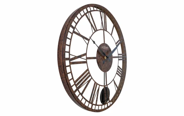 à prix d'occasion NeXtime Horloge Murale London Brun Rouille, 50 Cm – Horloge Murale 3